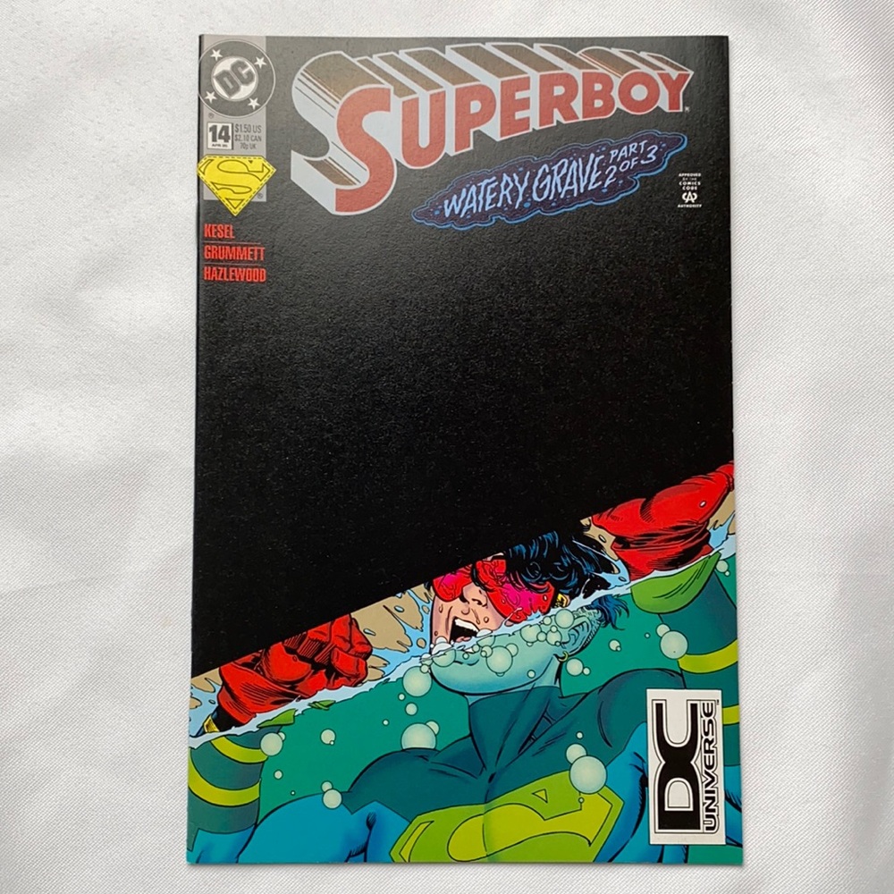 Superboy Comic Book No. 14 April 1995 Vintage DC Universe Logo Variant DC Comics
